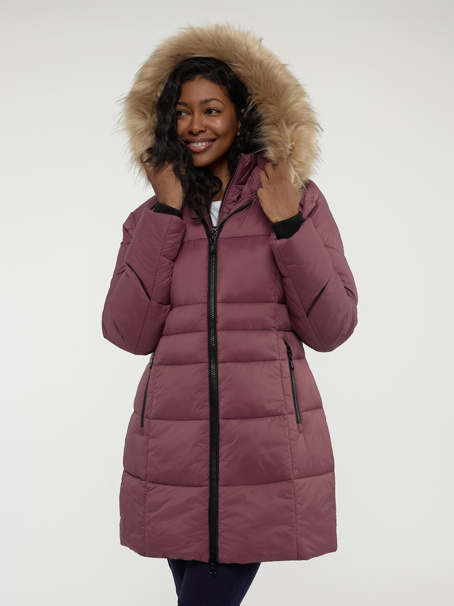 Semi-fitted mid-thigh coat – Le Grenier