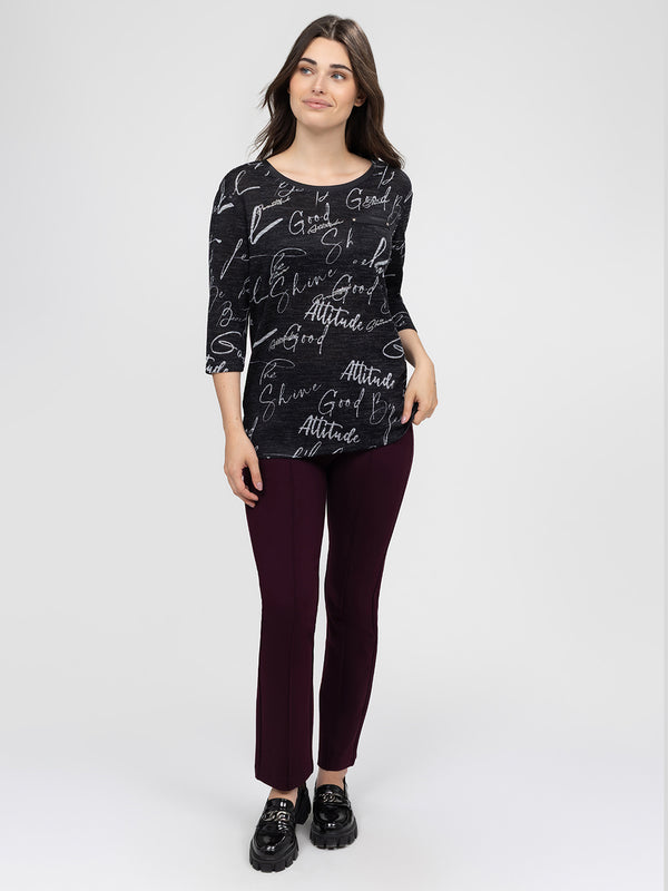 3/4 sleeve tunic