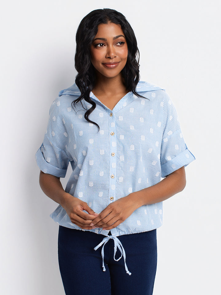Chemise Tunique Femme Barneys New York – Gris Taille XS – Manches Longues Légère