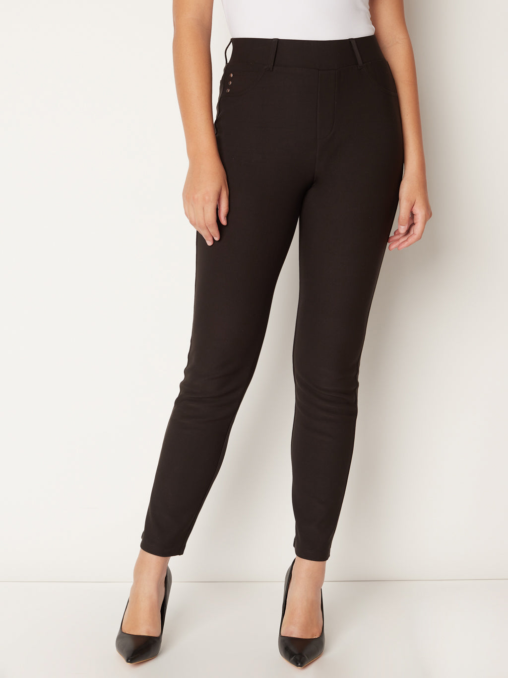 Narrow pull-on ankle pant – Le Grenier