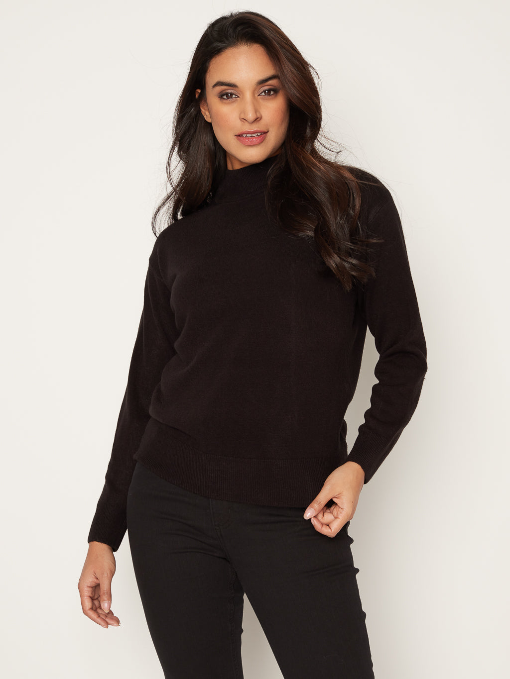 Long-sleeve loose pullover sweater 