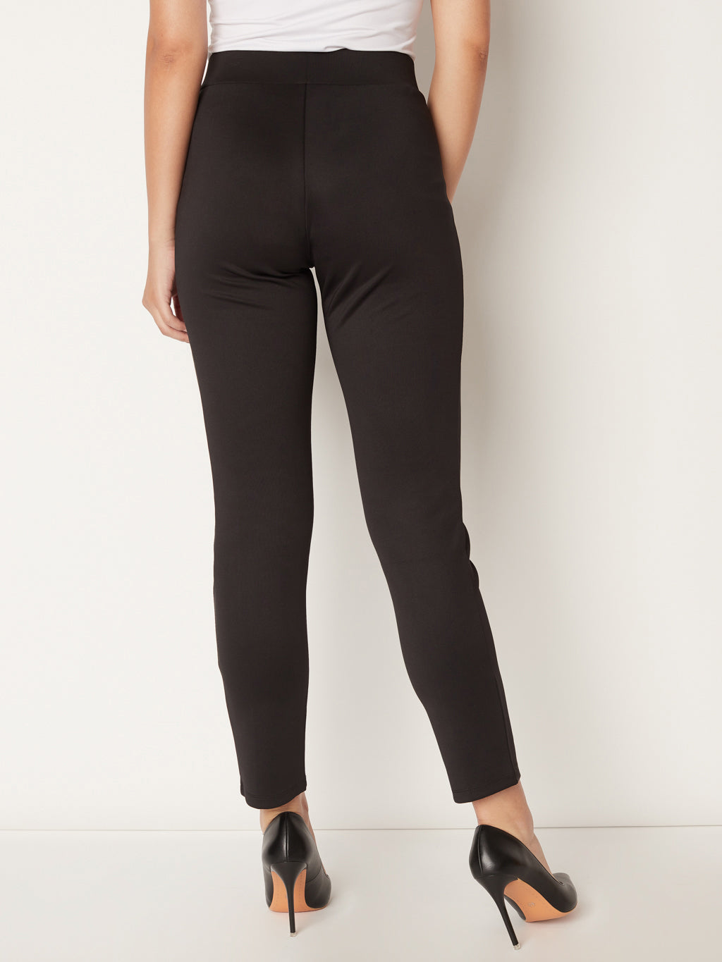 Pantalon étroit ajusté à enfiler