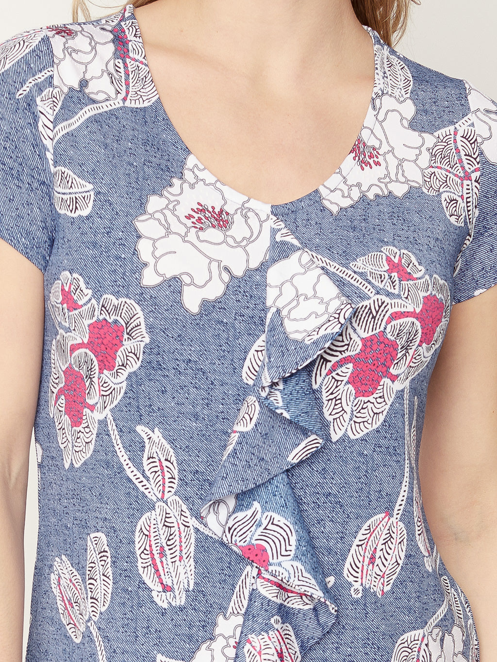 T-shirt semi-ajusté à manches courtes