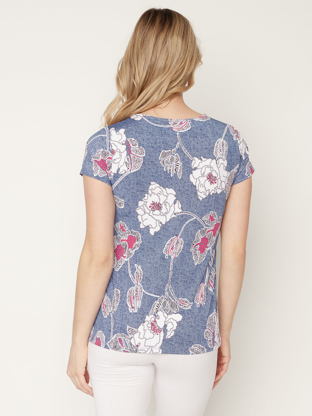 T-shirt semi-ajusté à manches courtes
